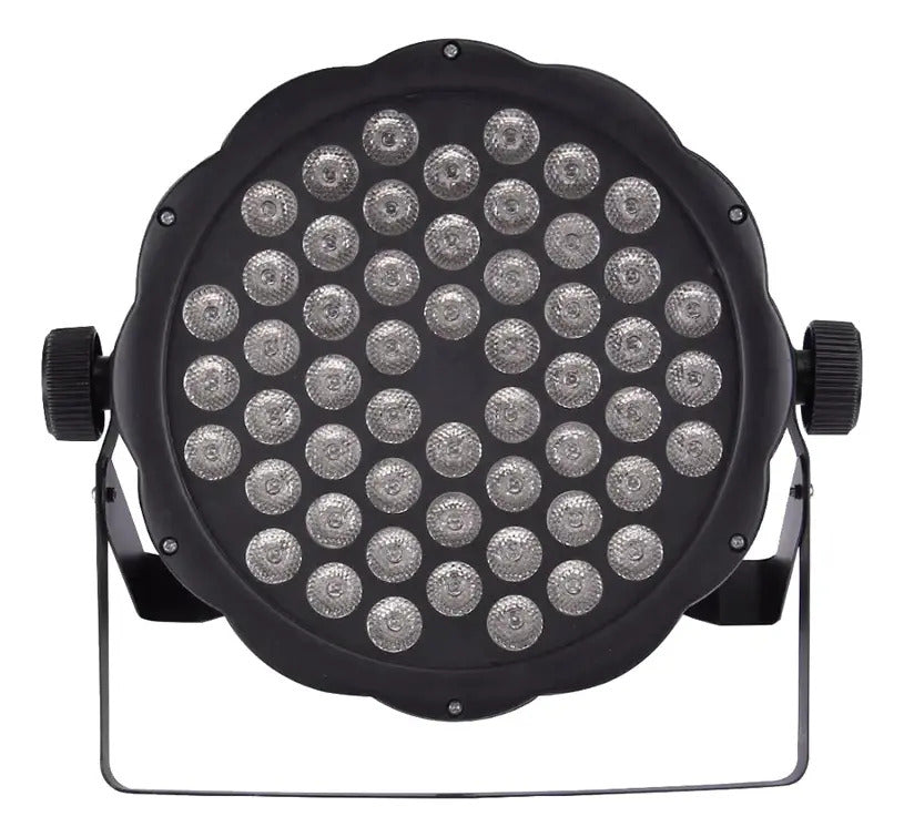 Panel frontal del foco PAR LED con 54 lentes de iluminación