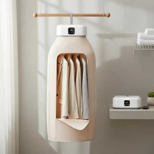 Secadora de Ropa Portátil Plegable con Temporizador 1-8h