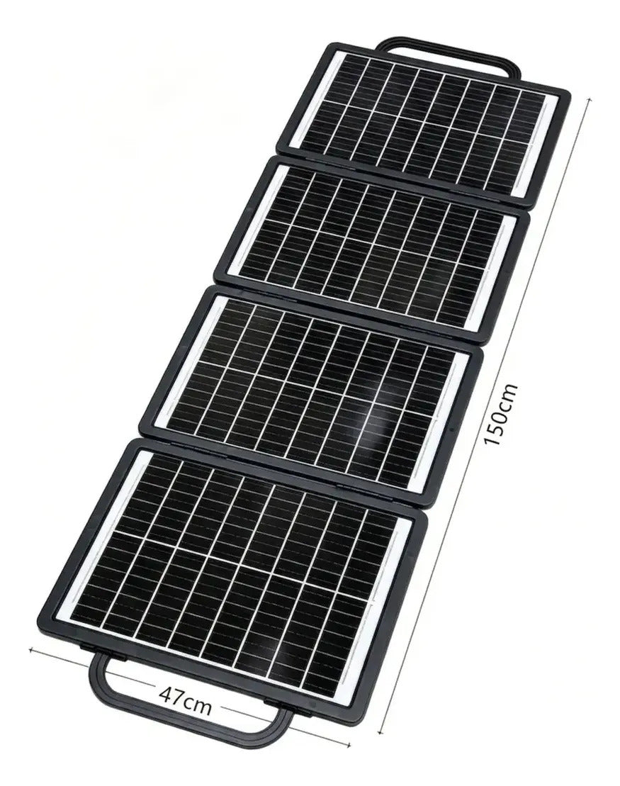 Panel Solar Portátil 100w 18v Para Estación De Energía 800w