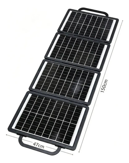 Panel Solar Portátil 100w 18v Para Estación De Energía 800w