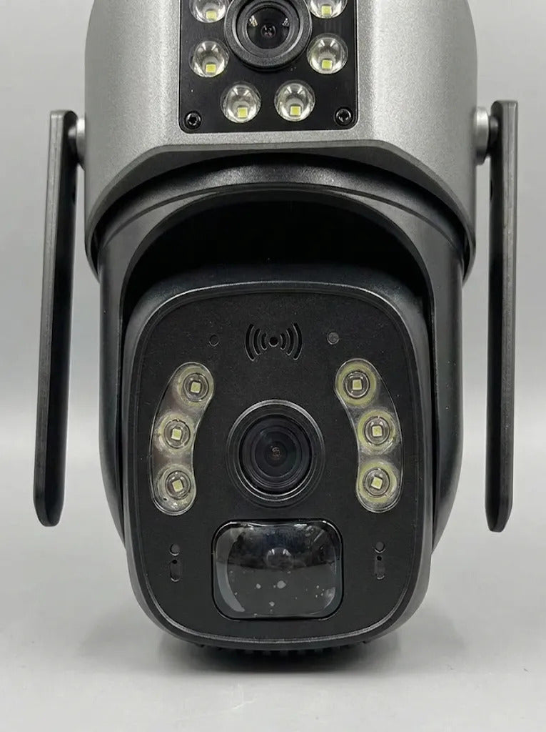 Foco Solar LED 200W con Camara 4G PTZ y Control Remoto para Exterior