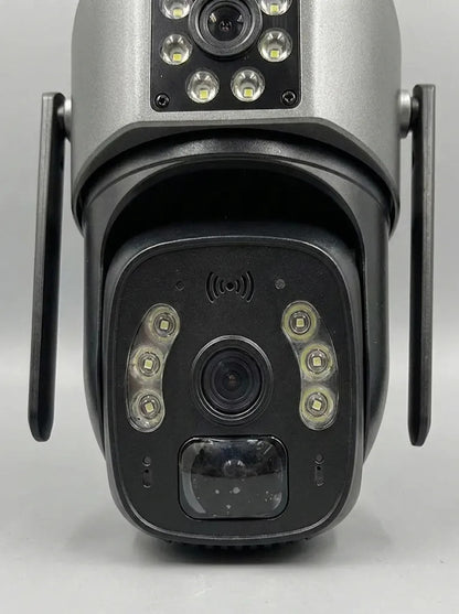 Foco Solar LED 200W con Camara 4G PTZ y Control Remoto para Exterior