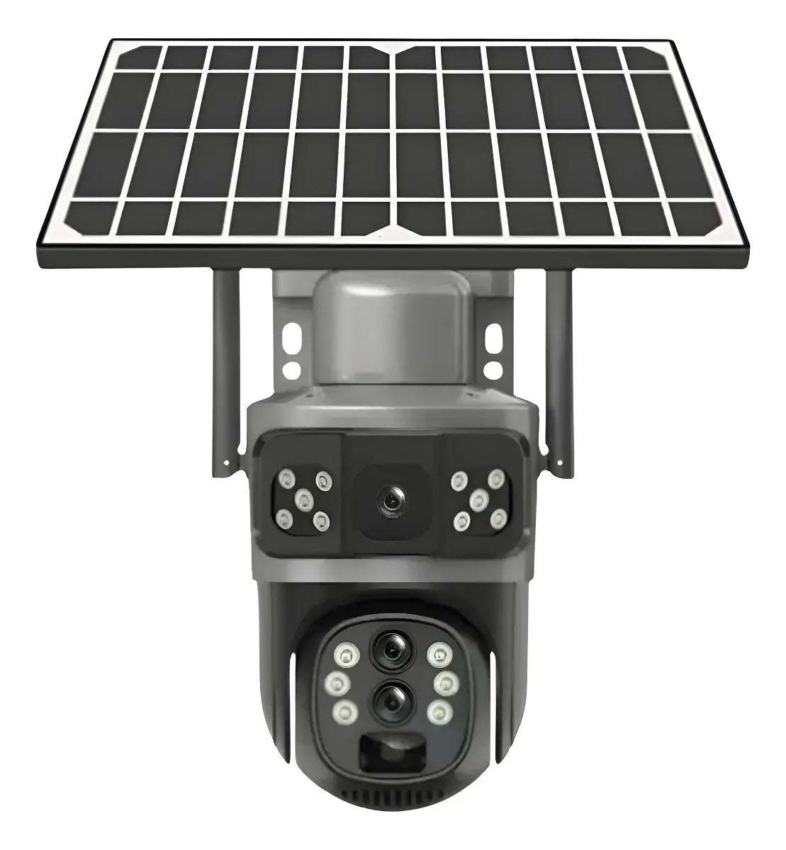 4G Solar Outdoor IP Camera Dual Lens Security Surveillance