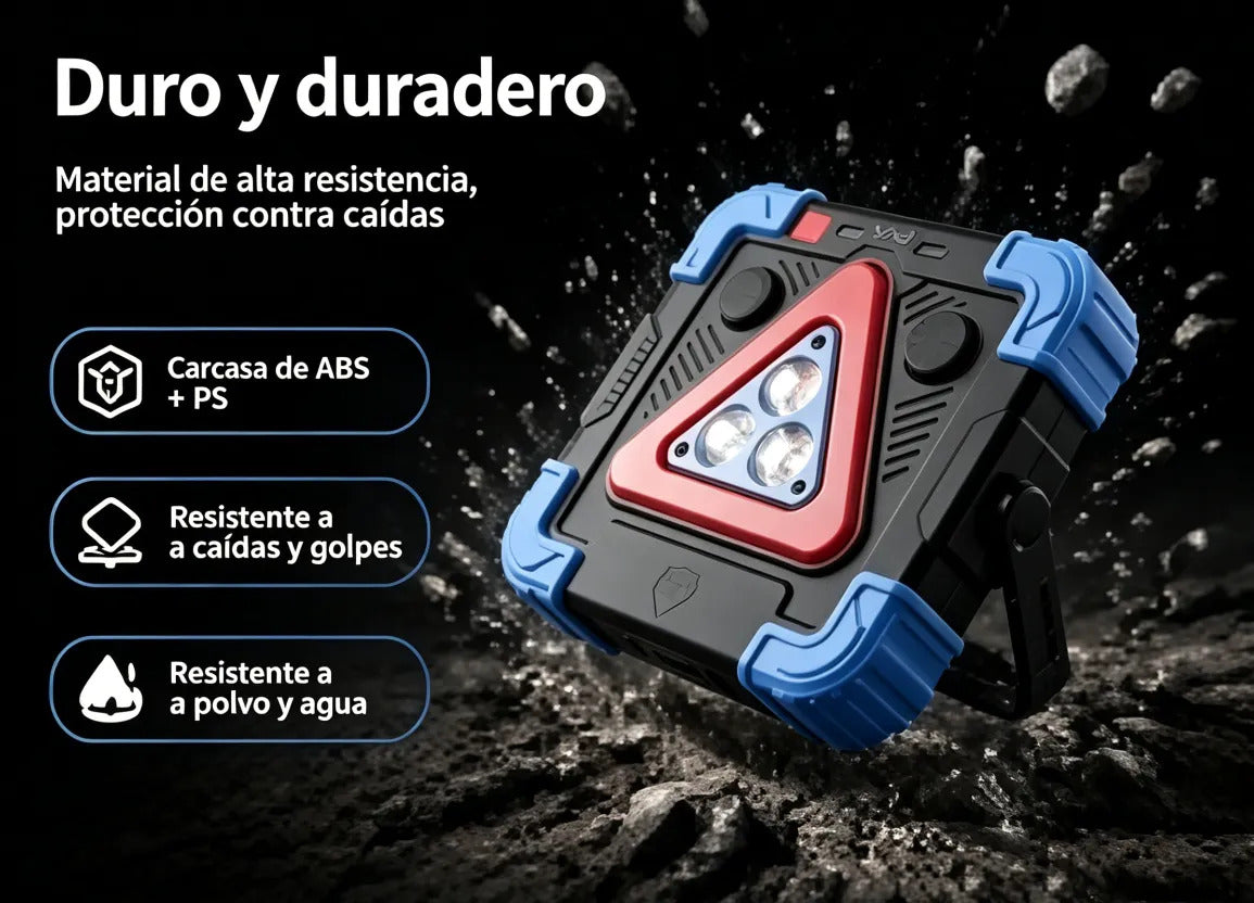Lámpara Solar De Emergencia Led Recargable Portátil