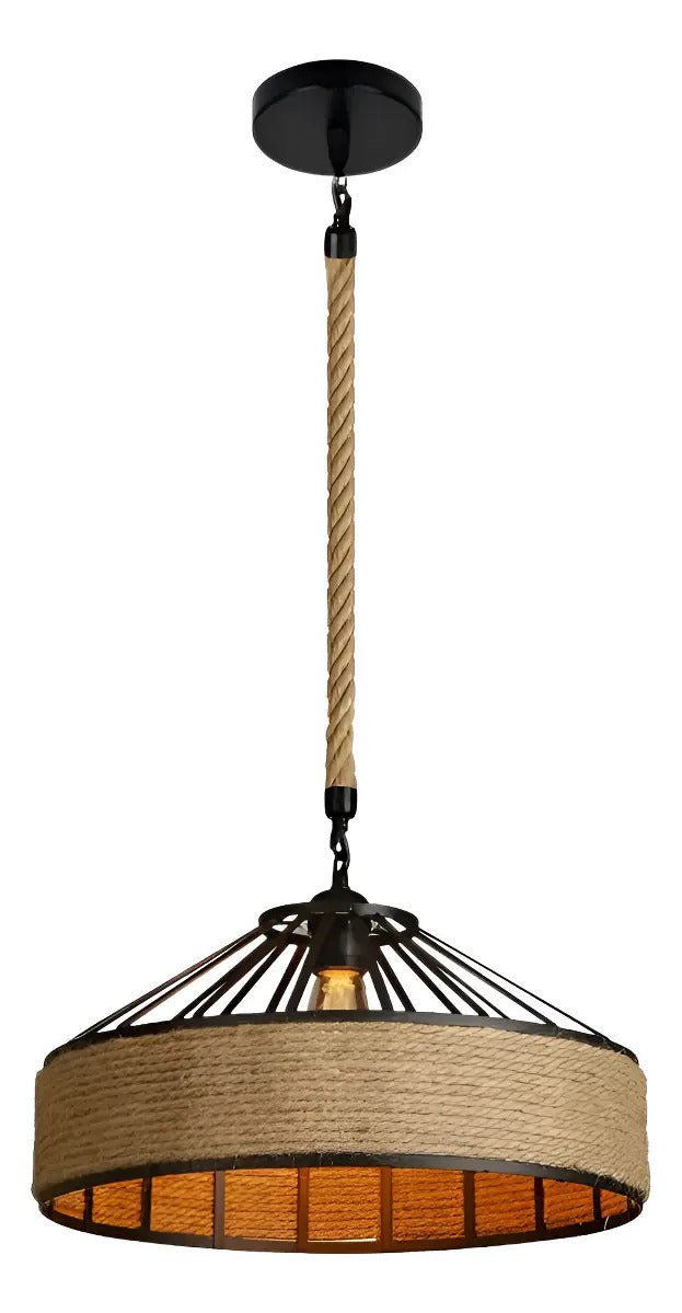 Lámpara Vintage Colgante 40cm Estilo Industrial E27