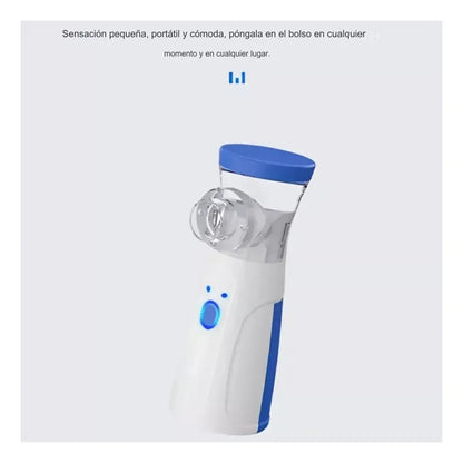 Nebulizador Inhalador Portatil Mesh Recargable Niño Adulto
