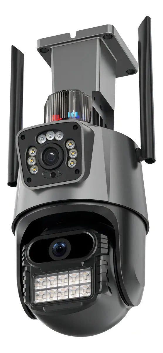 Cámara domo Wi-Fi de doble lente Full HD con seguimiento