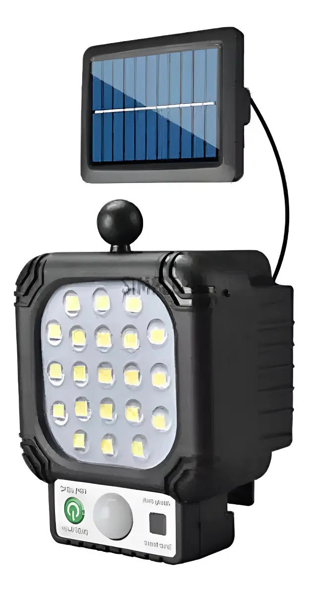 Foco Solar LED 21 Luces con Sensor de Movimiento JX966B