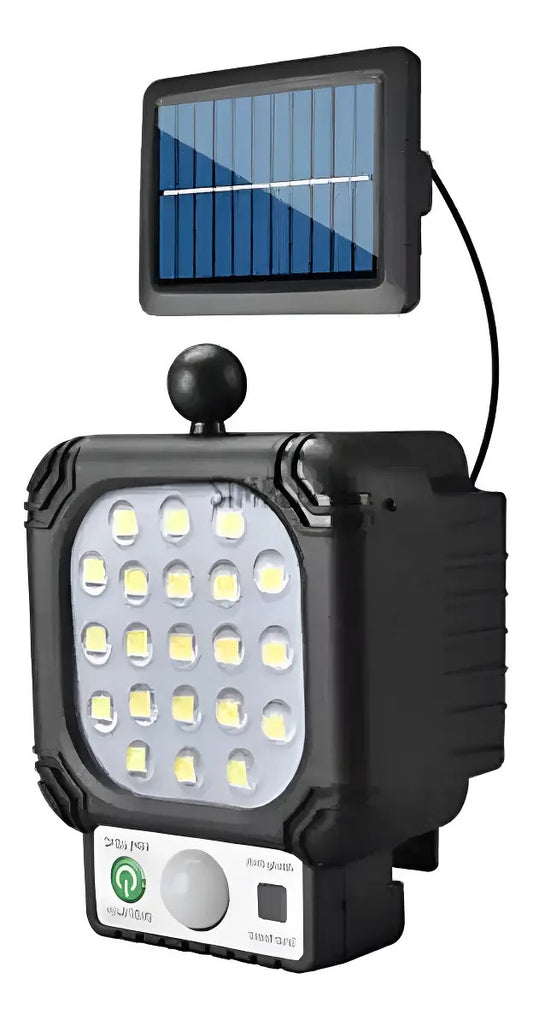 Foco Solar LED 21 Luces con Sensor de Movimiento JX966B