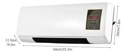Calefactor Eléctrico De Pared Frío/calor Con Control Remoto