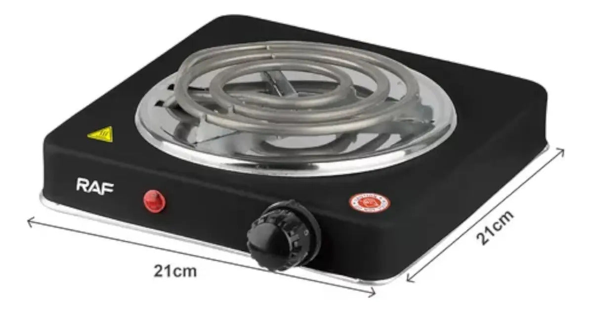 Medidas de cocina eléctrica portátil de 21 por 21 cm