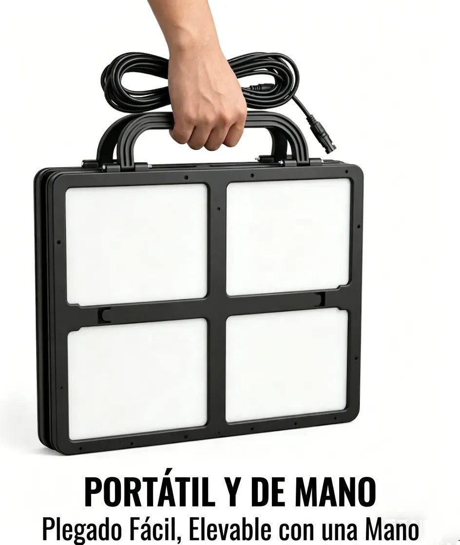 Panel Solar Portátil 100w 18v Para Estación De Energía 800w