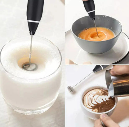 Mini batidora de café y espumador de leche recargable por USB