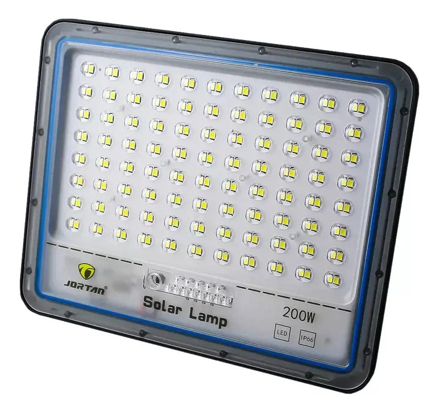 Foco Solar LED Jortan 200W Exterior IP66 Control Remoto