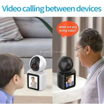 Cámara IP Wi-Fi 2.4G 360° para monitorear bebés con audio y video