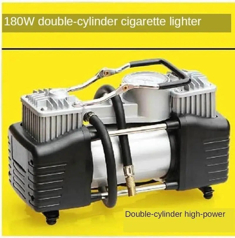 Compresor de Aire Portátil 12 V Doble Cilindro 150 PSI
