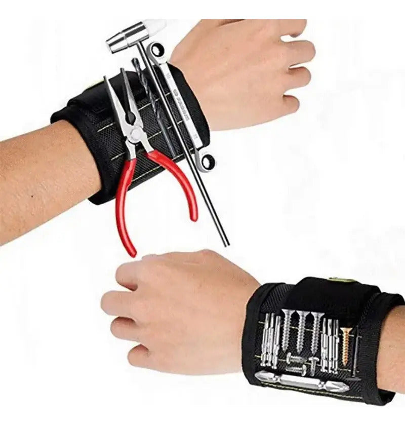 Pulsera magnética para organizar herramientas y piezas metálicas pequeñas