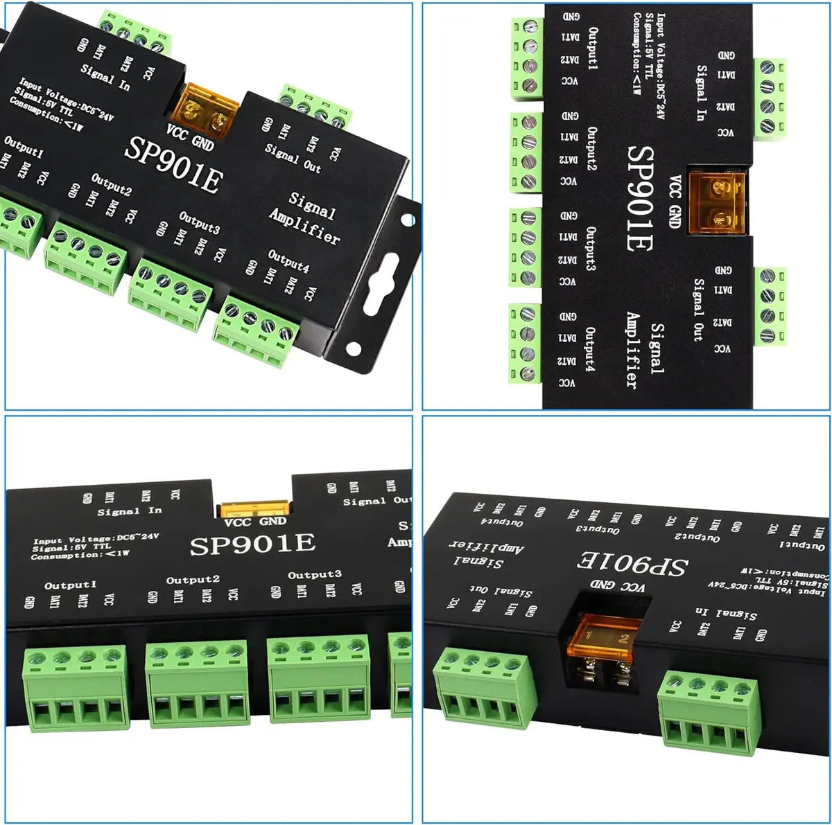 Amplificador Led Pixel Sp901e Compatible Rgb Para Luces