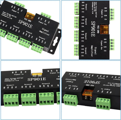 Amplificador Led Pixel Sp901e Compatible Rgb Para Luces