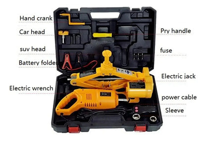 Kit Gata Eléctrica 12 V con Llave de Impacto y LED