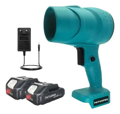 Kit soplador inalámbrico portátil con baterías y cargador