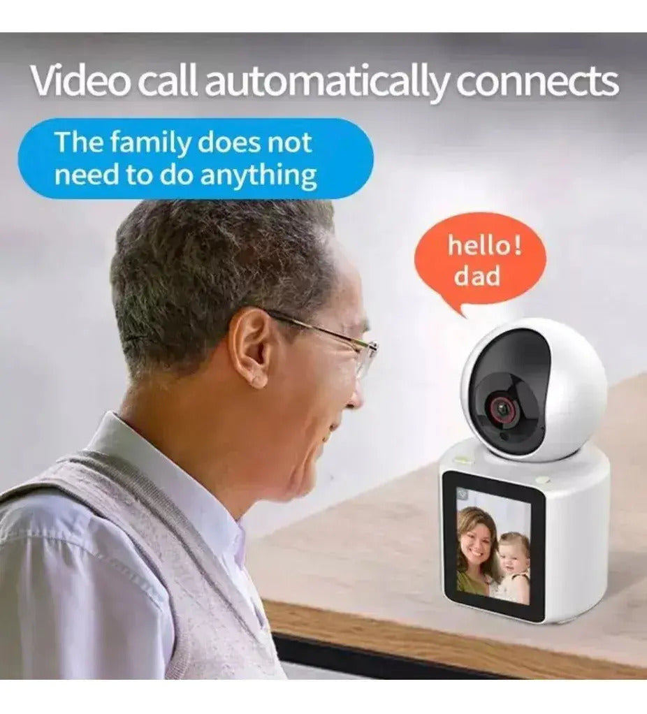 Cámara IP Wi-Fi 2.4G 360° para monitorear bebés con audio y video