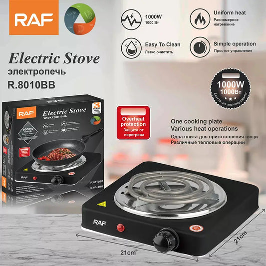 Cocina eléctrica portátil de 1000 W con un quemador