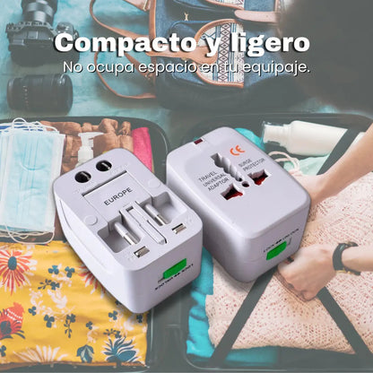 Adaptador Enchufe Universal Para Viajes Internacionales