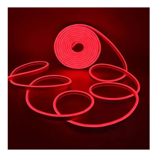 Cinta neón LED flexible roja extendida para decoración