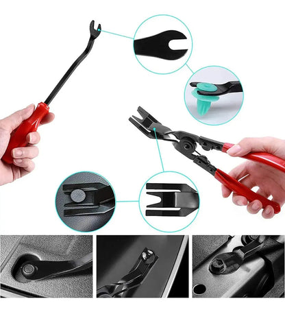 Kit 19 Herramientas Desmontaje Tapicería Auto Audio Radio