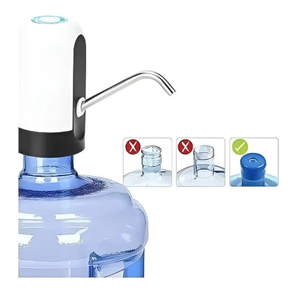 Dispensador Electrico de Agua Recargable USB Automatico