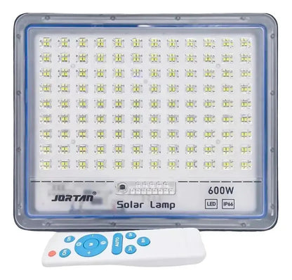 Foco Solar LED 600W IP66 con Panel y Control Remoto