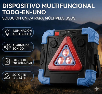 Lámpara Solar De Emergencia Led Recargable Portátil
