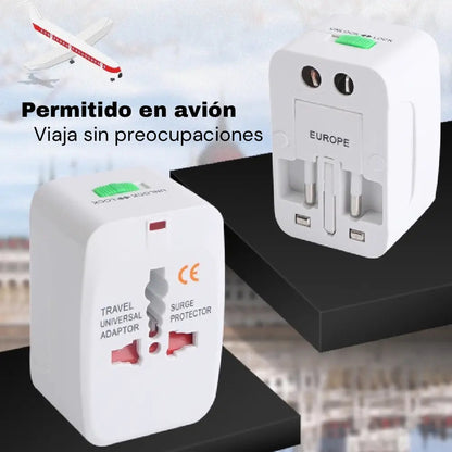 Adaptador Enchufe Universal Para Viajes Internacionales