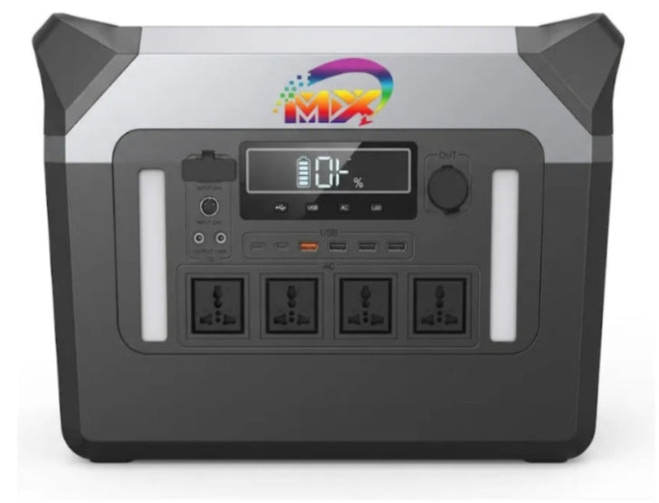 Estación de Energía Portátil 2500W 1792Wh con Carga Inalámbrica MXR