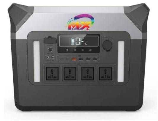 Estación de Energía Portátil 2500W 1792Wh con Carga Inalámbrica MXR