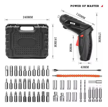 Destornillador Eléctrico Inalámbrico 4.2v 48pcs
