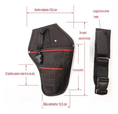 Medidas de funda porta taladro de 29 cm con correa de 1 metro