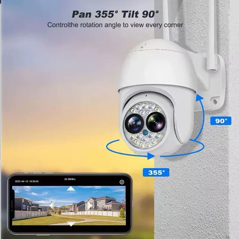 Dual Lens PTZ Security Camera - Yoosee