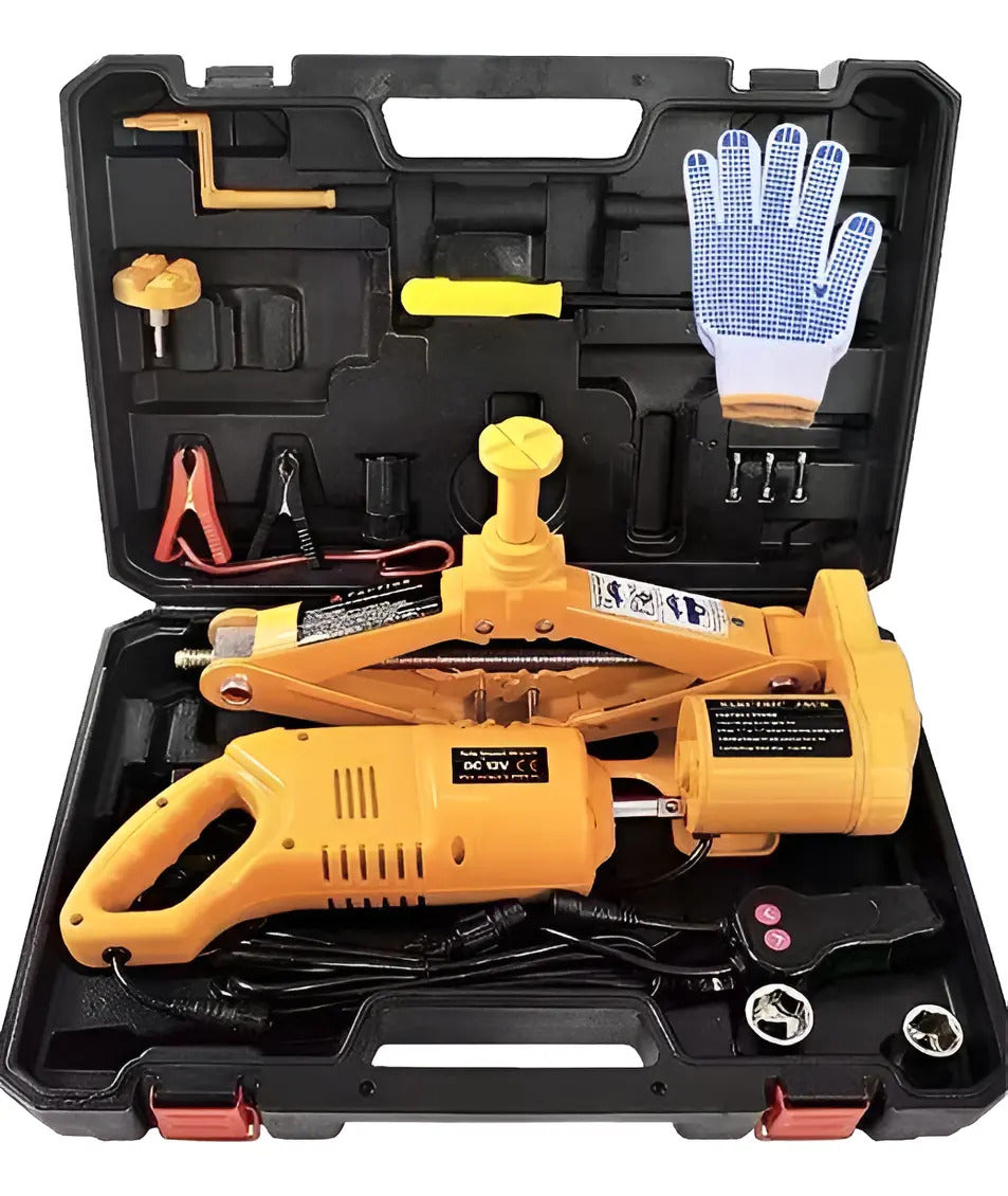 Kit Gata Eléctrica 12 V con Llave de Impacto y LED