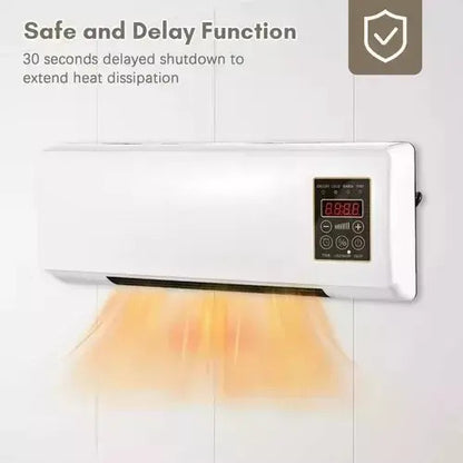 Calefactor Eléctrico De Pared Frío/calor Con Control Remoto