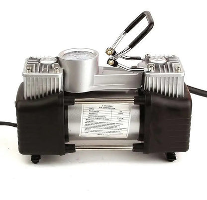 Compresor de Aire Portátil 12 V Doble Cilindro 150 PSI