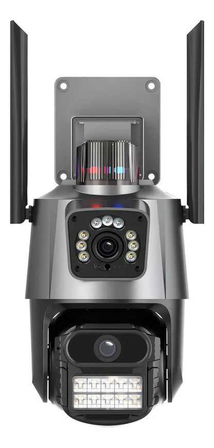Cámara domo Wi-Fi de doble lente Full HD con seguimiento
