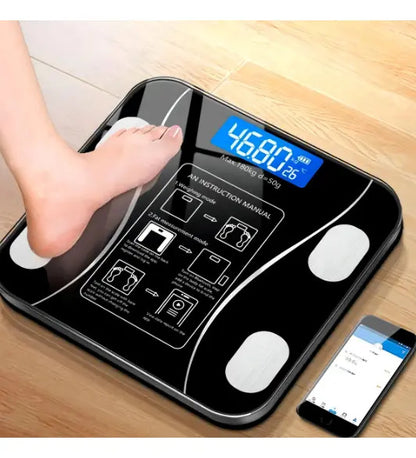 Báscula digital inteligente Bluetooth para peso corporal
