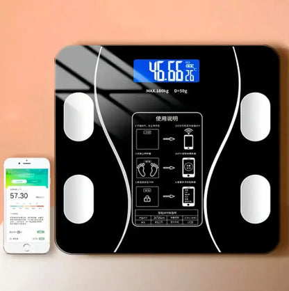 Báscula digital inteligente Bluetooth para peso corporal