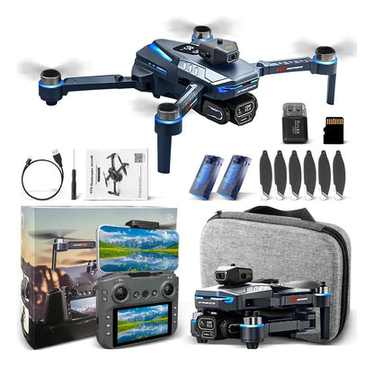 Drone Profesional Gt8 Plegable Doble Cámara 4k Hd Wifi Rc