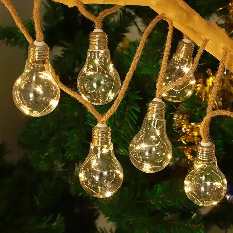 Guirnalda Solar Vintage 10m 16 Luces Calidas