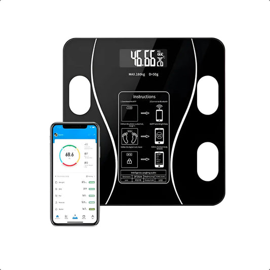 Báscula digital inteligente Bluetooth para peso corporal