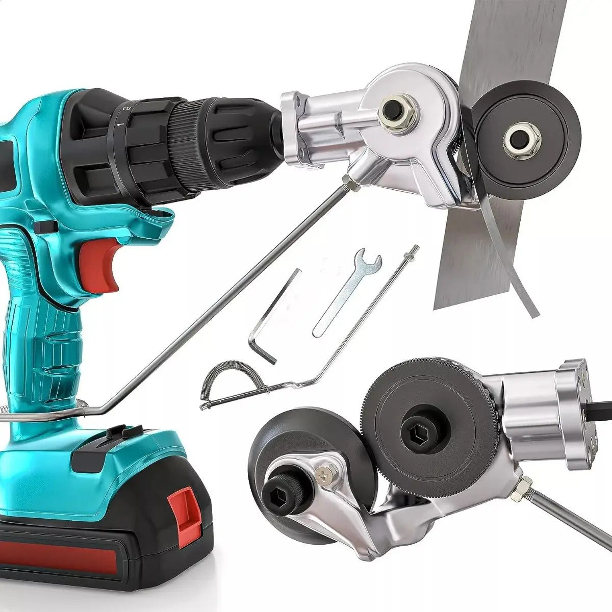 Adaptador Cortador de Láminas para Taladro 12–21 V