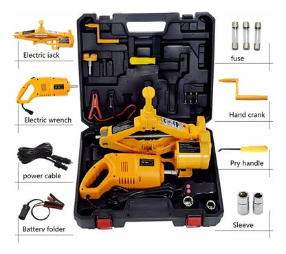 Kit Gata Eléctrica 12 V con Llave de Impacto y LED